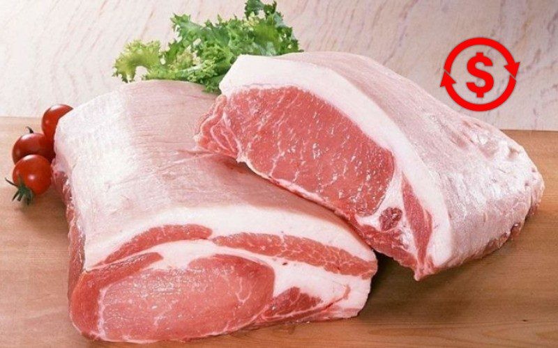 Giá thịt heo hôm nay tại Mỹ Đình