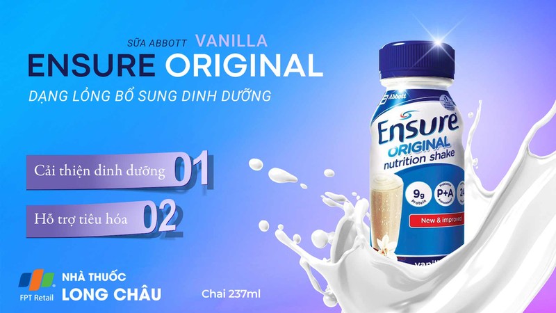 Thành phần dinh dưỡng sữa Ensure