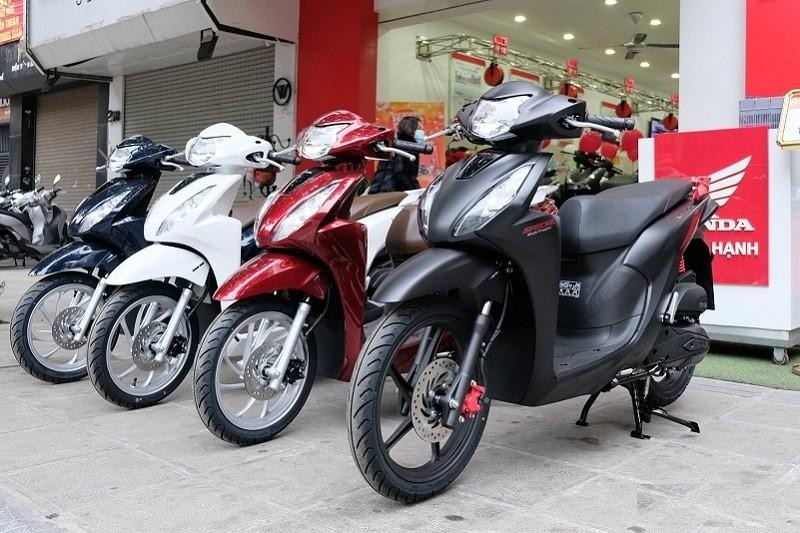 Honda Vision 2021 được bổ sung 3 màu mới