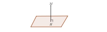 Phương pháp tính khoảng cách từ điểm đến mặt phẳng dựa vào định nghĩa
