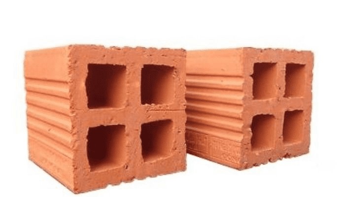 Gạch 4 lỗ vuông demi