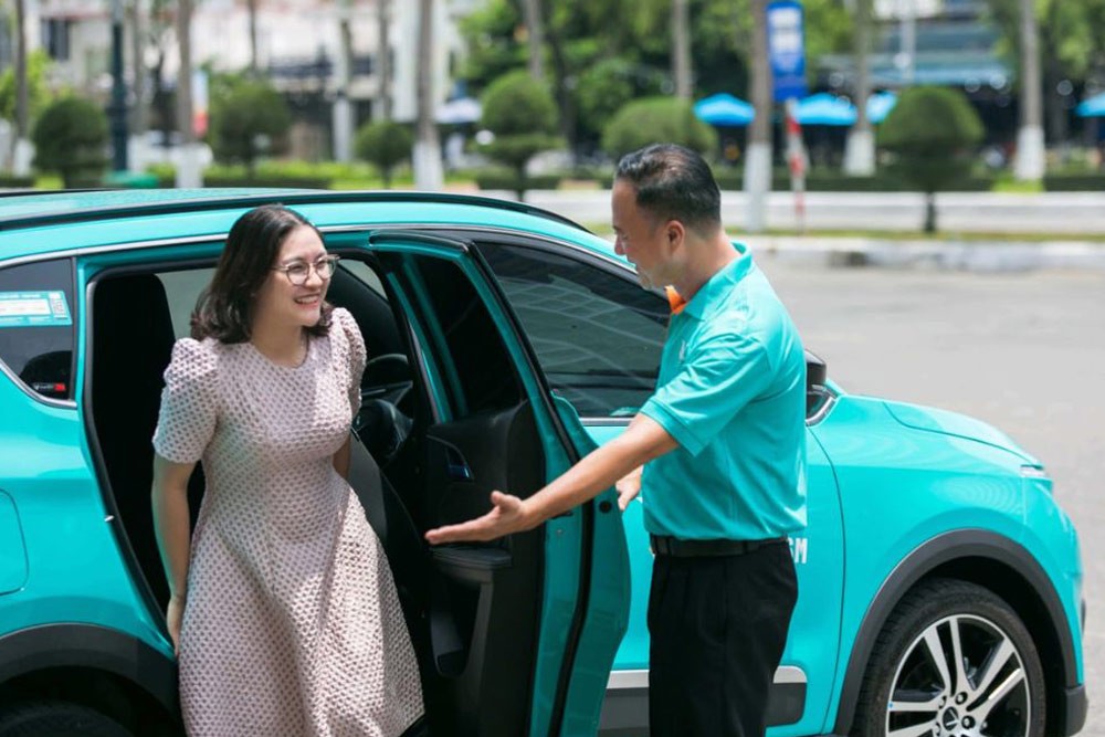 Đặt xe taxi Xanh SM dễ dàng qua ứng dụng (Ảnh: Xanh SM)