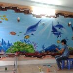Mẫu vẽ tranh tường đơn giản