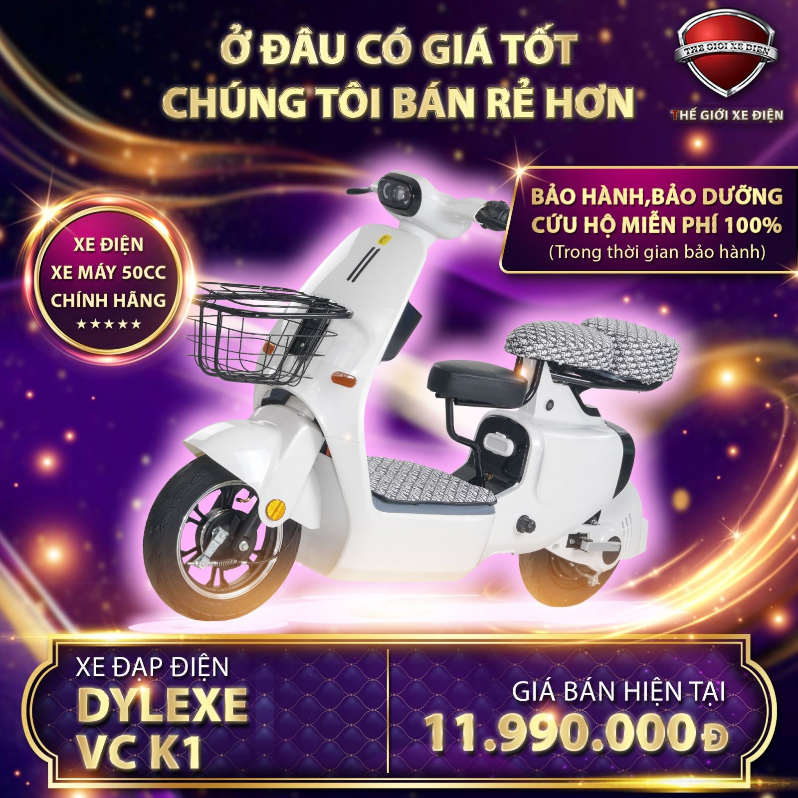 Xe đạp điện dylexe vc k1