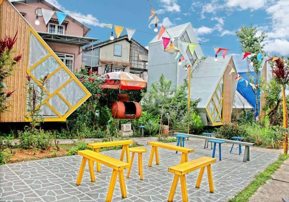 Khu vực sinh hoạt chung được yêu thích của Legume homestay (ảnh: Sưu tầm Internet)