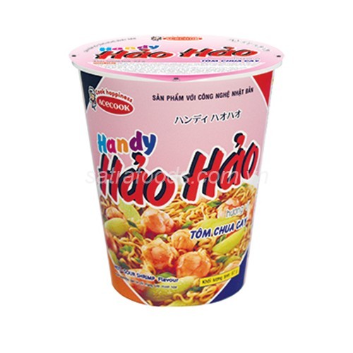 Mì ly Hảo Hảo tôm chua cay tiện lợi cho bữa ăn nhanh