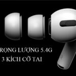 Thiết kế nhỏ gọn và thoải mái của Airpod Pro