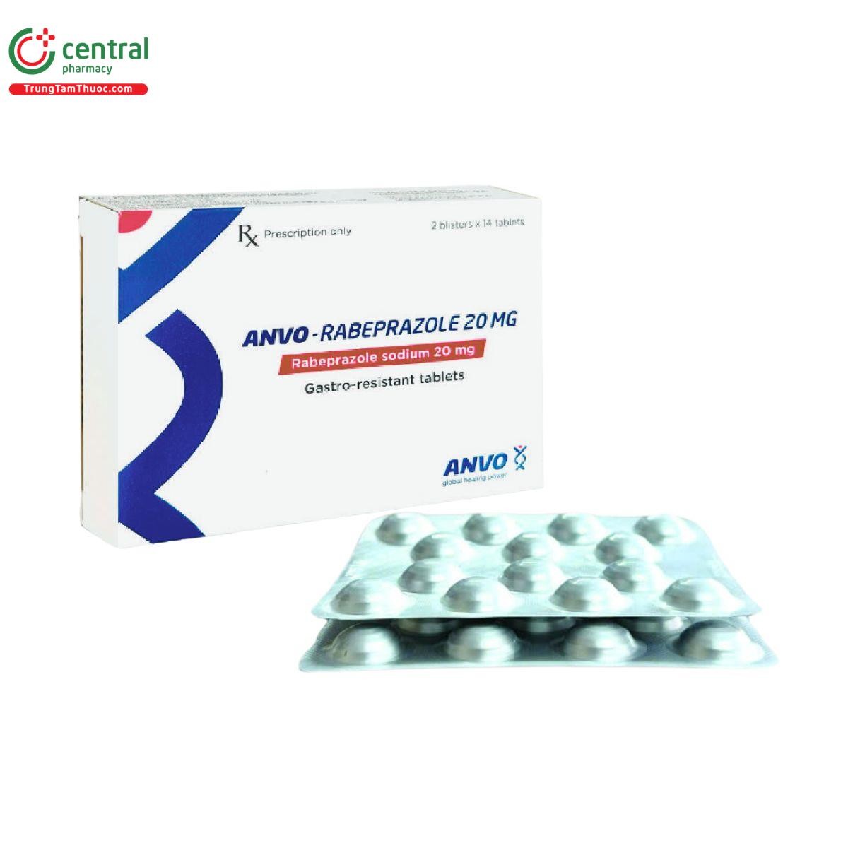 Viên nén Rabeprazole 20mg