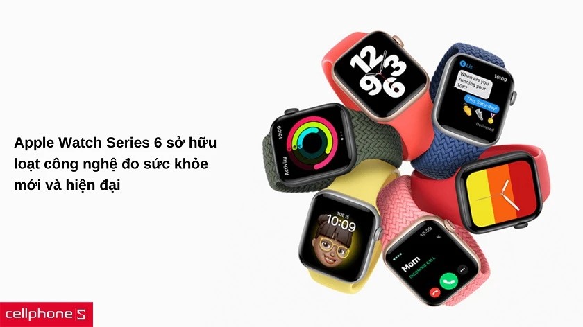 Apple Watch Series 6 thiết kế quen thuộc