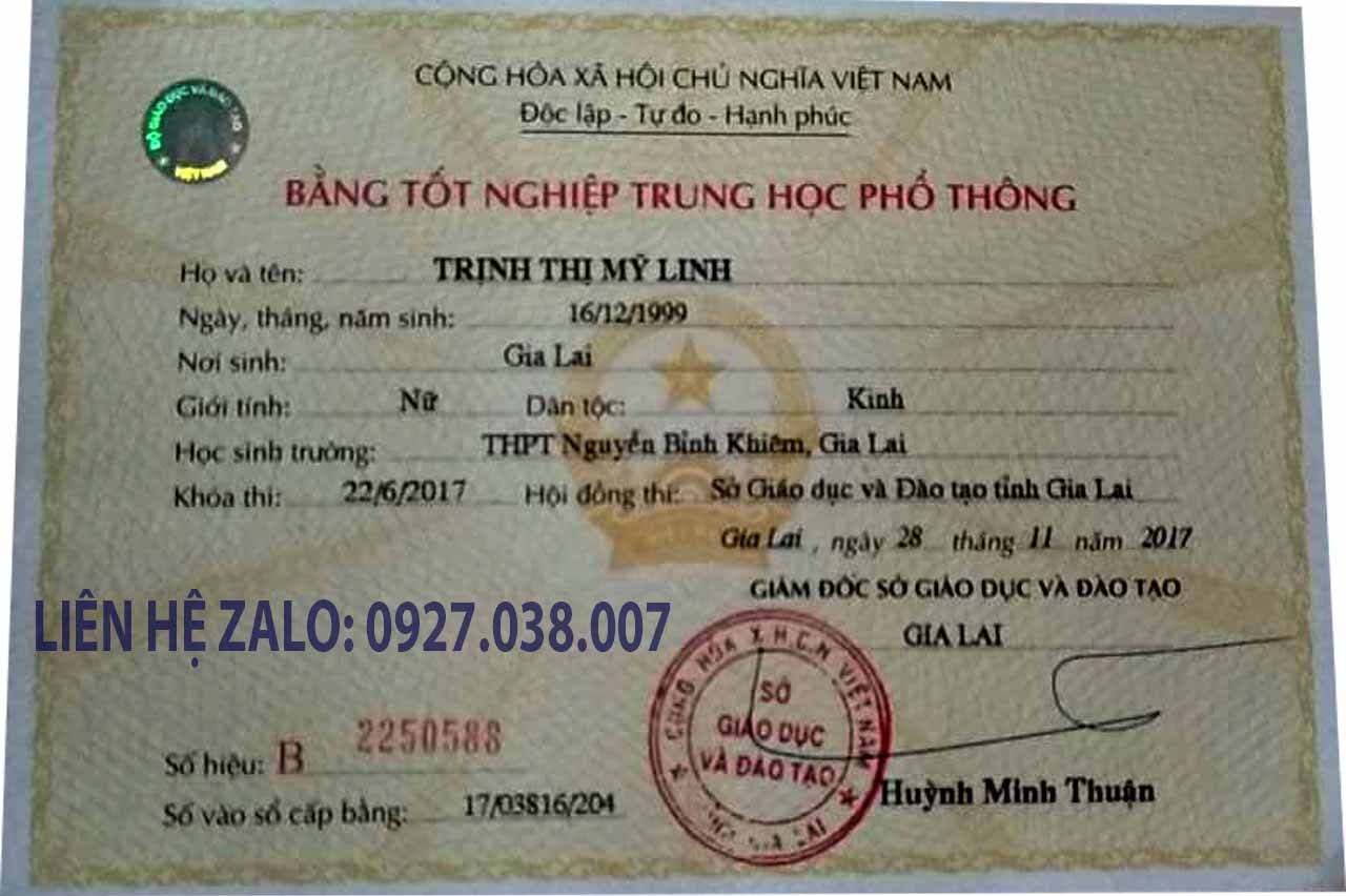 bằng cấp 3