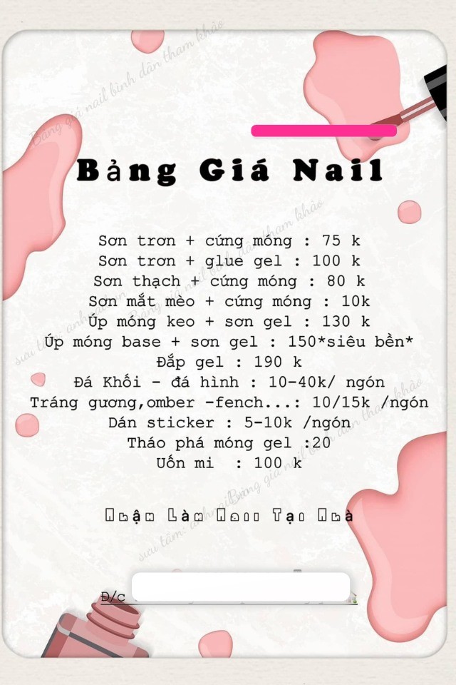 Các yếu tố ảnh hưởng đến giá làm nail bình dân