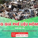 Bảng giá phế liệu tại Xe Tải Mỹ Đình