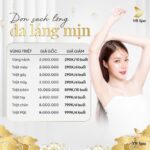 Bảng giá triệt lông vĩnh viễn YB Spa