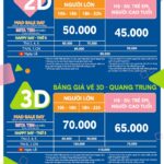Bảng giá vé Beta Quang Trung cập nhật mới nhất