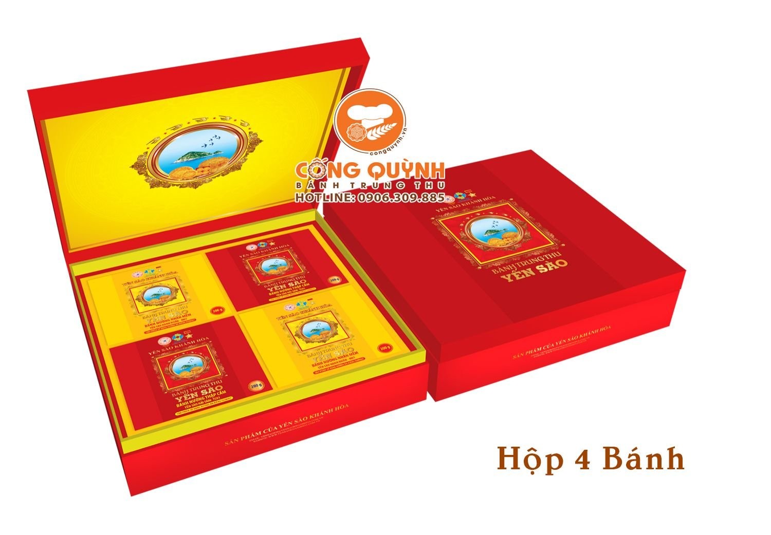 Bánh nướng thập cẩm nhân yến sào vi cá hải sâm