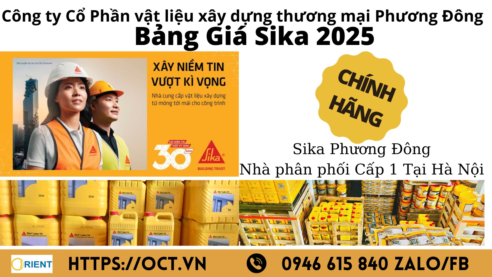báo giá sika 2025
