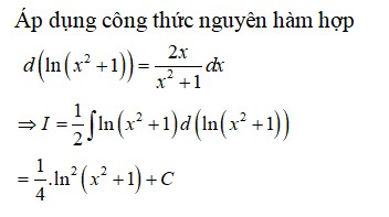 Nguyên hàm của ln(x^2+1)dx
