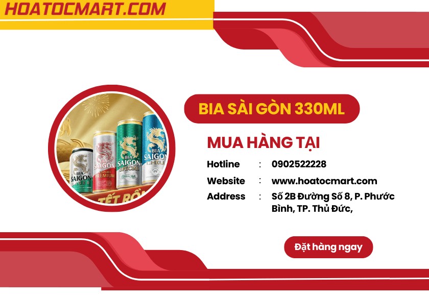 Giới Thiệu Về Bia Sài Gòn Xanh (Lager) 330ml