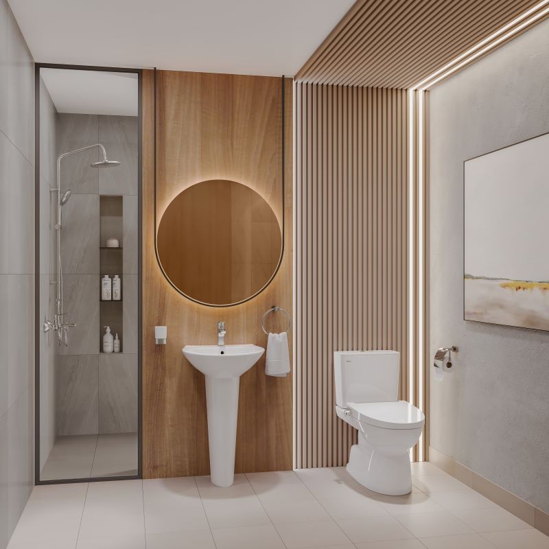 Bồn cầu giá rẻ dưới 3 triệu đồng, thiết kế hiện đại, phù hợp với nhiều không gian phòng tắm.