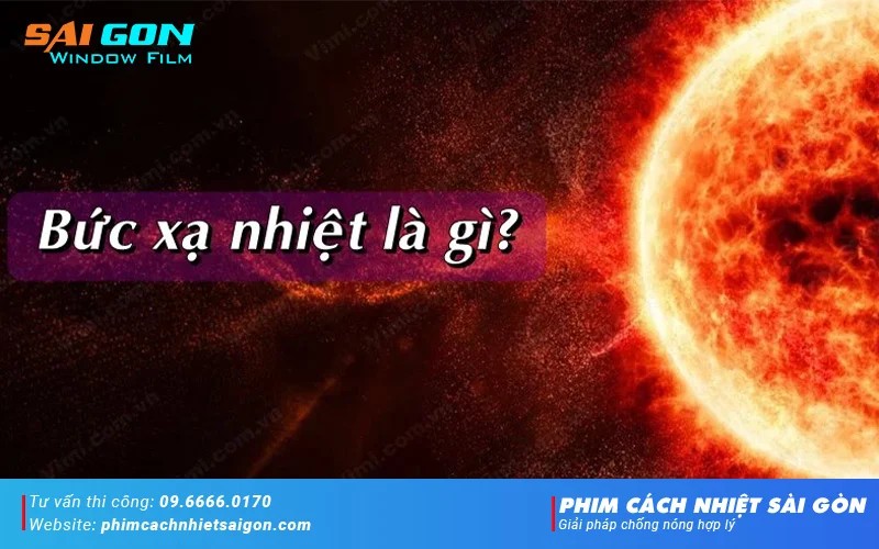 minh họa bức xạ nhiệt trong tự nhiên