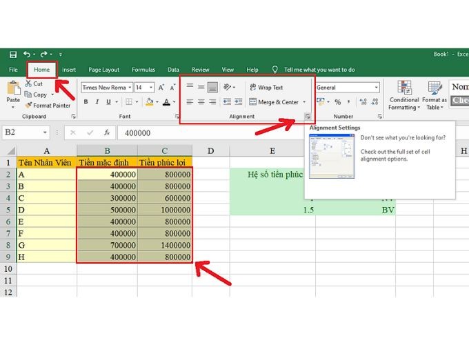 Các bước khóa giá trị trong Excel