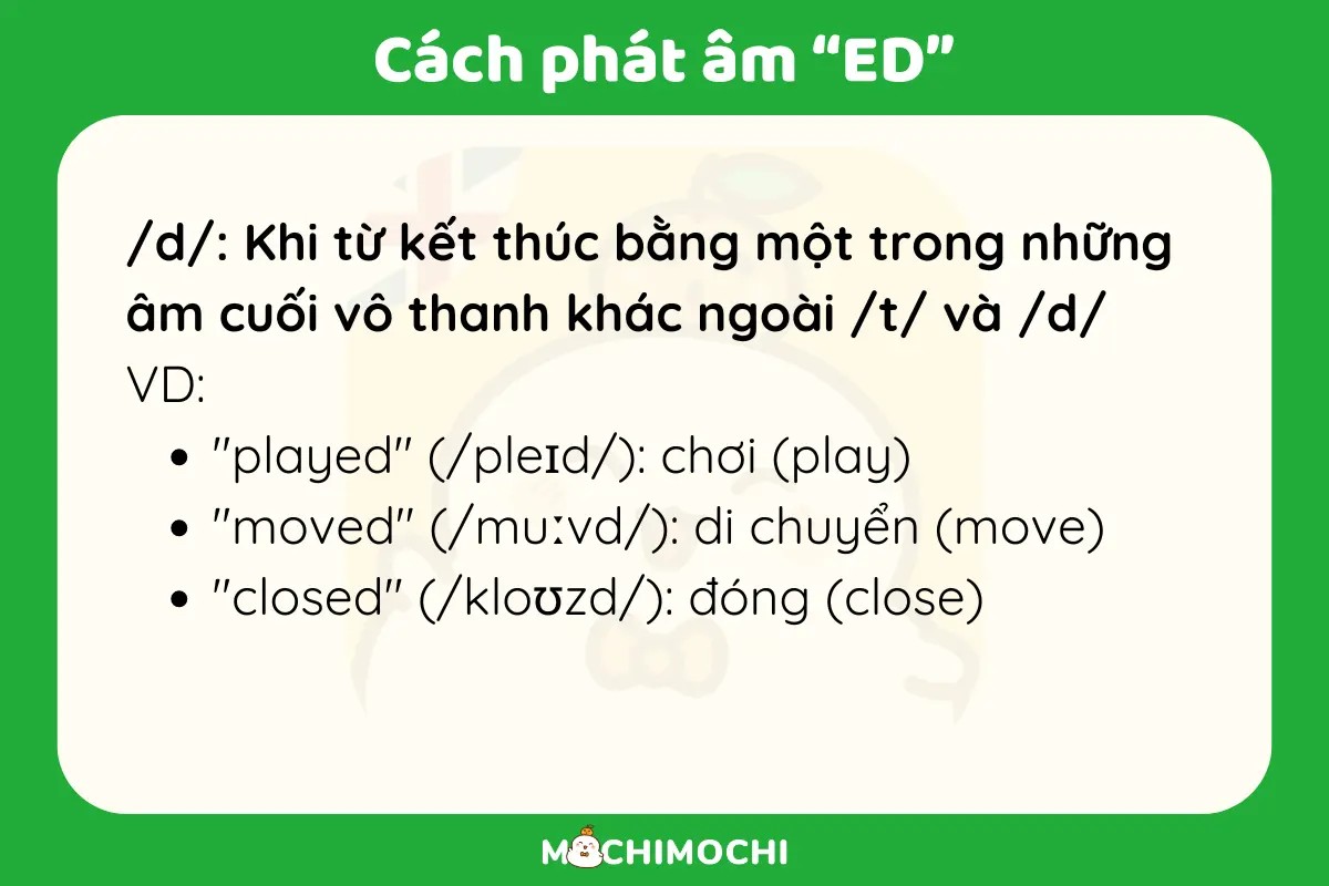 Cách phát âm ed