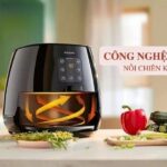 Nồi chiên không dầu sử dụng công nghệ Rapid Air giúp giảm lượng dầu mỡ đáng kể