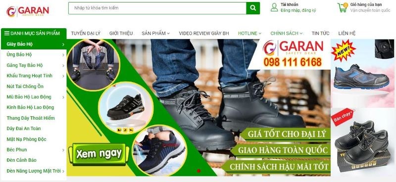 Shop giày bảo hộ Garan