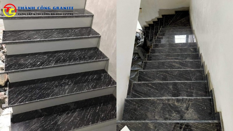 Đá granite giá rẻ ốp cầu thang