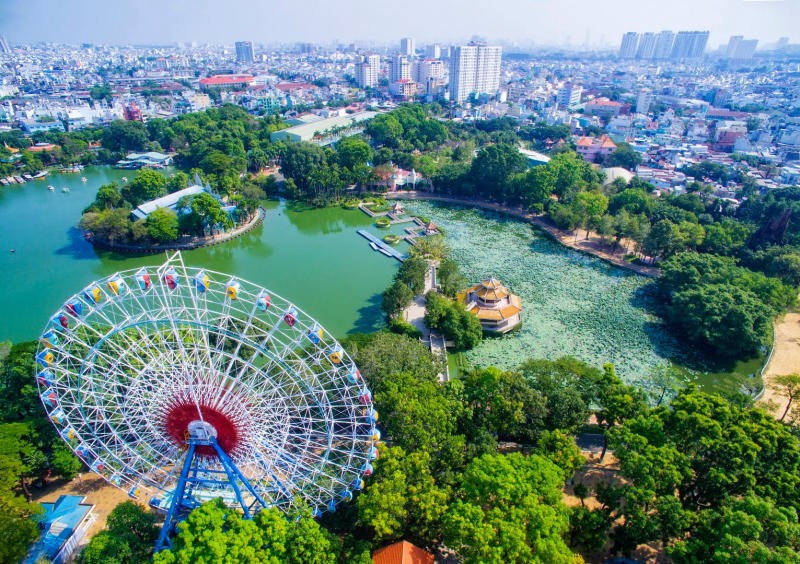 Đầm Sen Khô, ốc đảo xanh mát giữa lòng Sài Gòn
