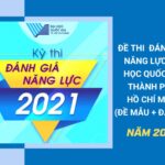 Đề thi đánh giá năng lực