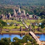 Ăng Co Vát là công trình kiến trúc tiêu biểu của quốc gia Campuchia, thể hiện sự hùng vĩ của kiến trúc Khmer