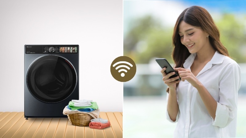 Tính năng điều khiển máy giặt từ xa