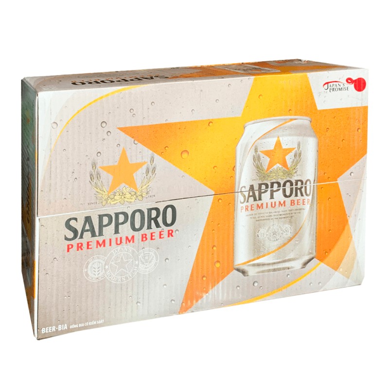 Bia Sapporo Premium: Hương vị êm dịu, tinh tế đến từ Nhật Bản