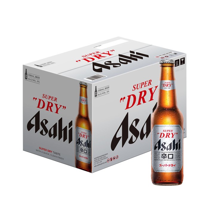 Bia Asahi Super Dry: Hương vị sảng khoái, tinh tế từ Nhật Bản