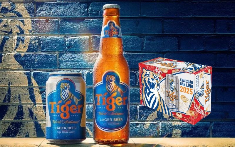 Các dòng sản phẩm bia Tiger phổ biến hiện nay bao gồm Tiger Nâu, Tiger Crystal, Tiger Platinum Wheat Lager và Tiger Soju