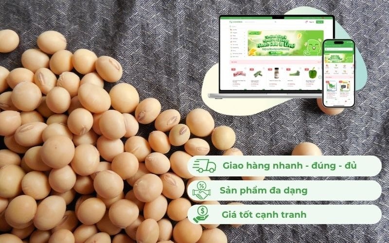Mua đậu nành giá tốt, uy tín tại Xe Tải Mỹ Đình