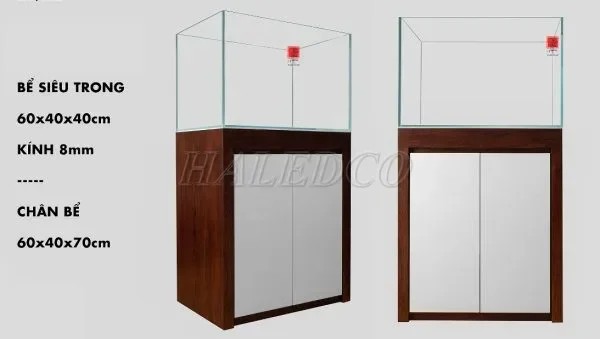 Giá tham khảo của hồ thủy sinh 60x40x40