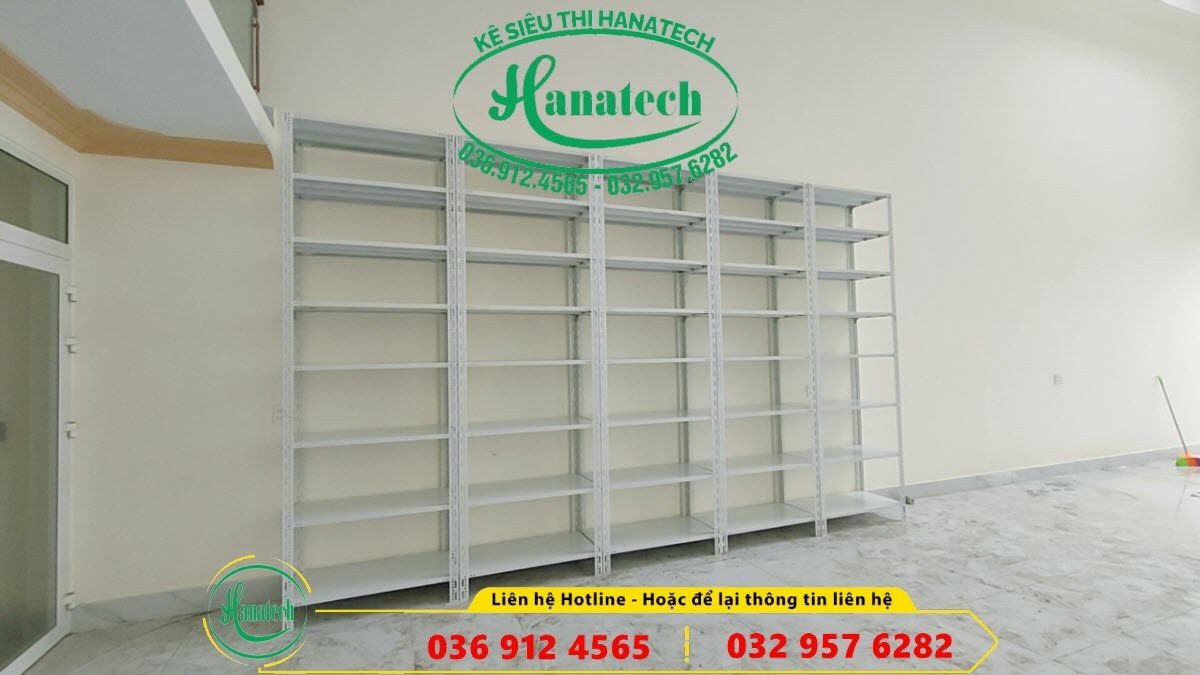 Kệ sắt V lỗ đa năng lắp ghép
