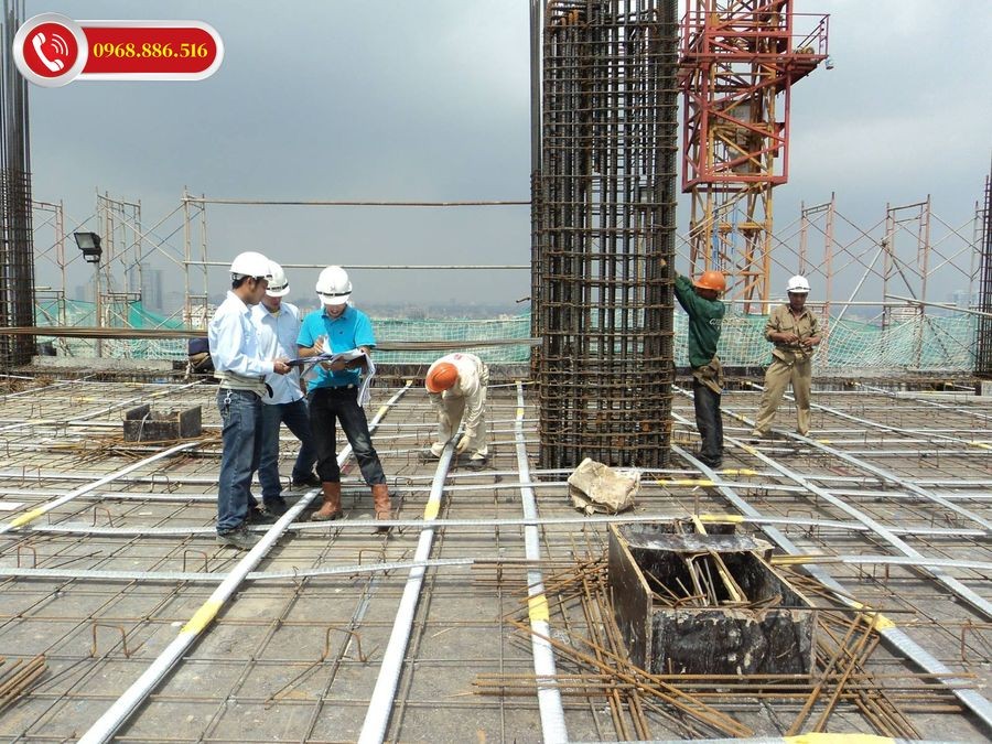 Tổng chi phí nhân công =  Tổng diện tích xây dựng x đơn giá trên 1m2