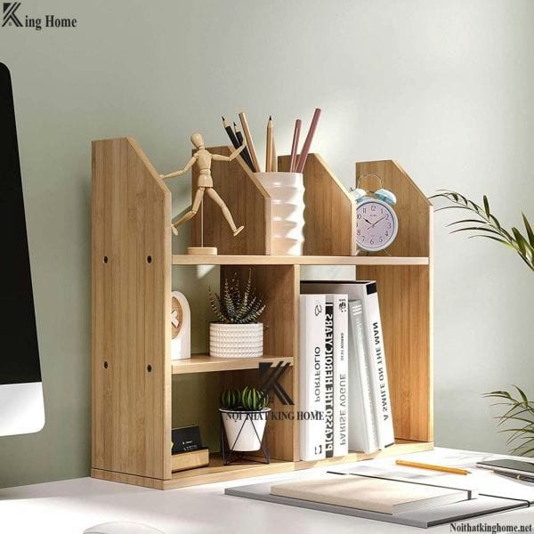 Giá sách treo tường phòng khách