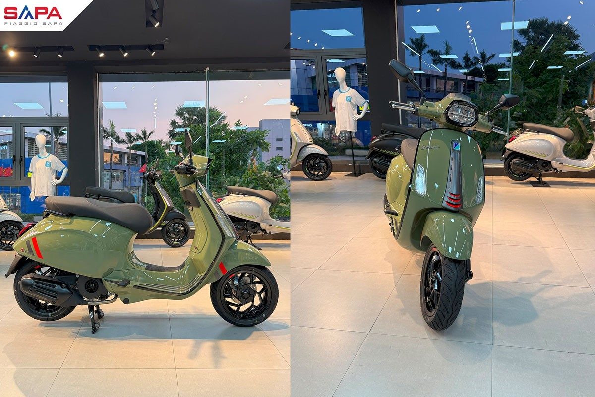 Giá Vespa Sprint 125 Green 2025