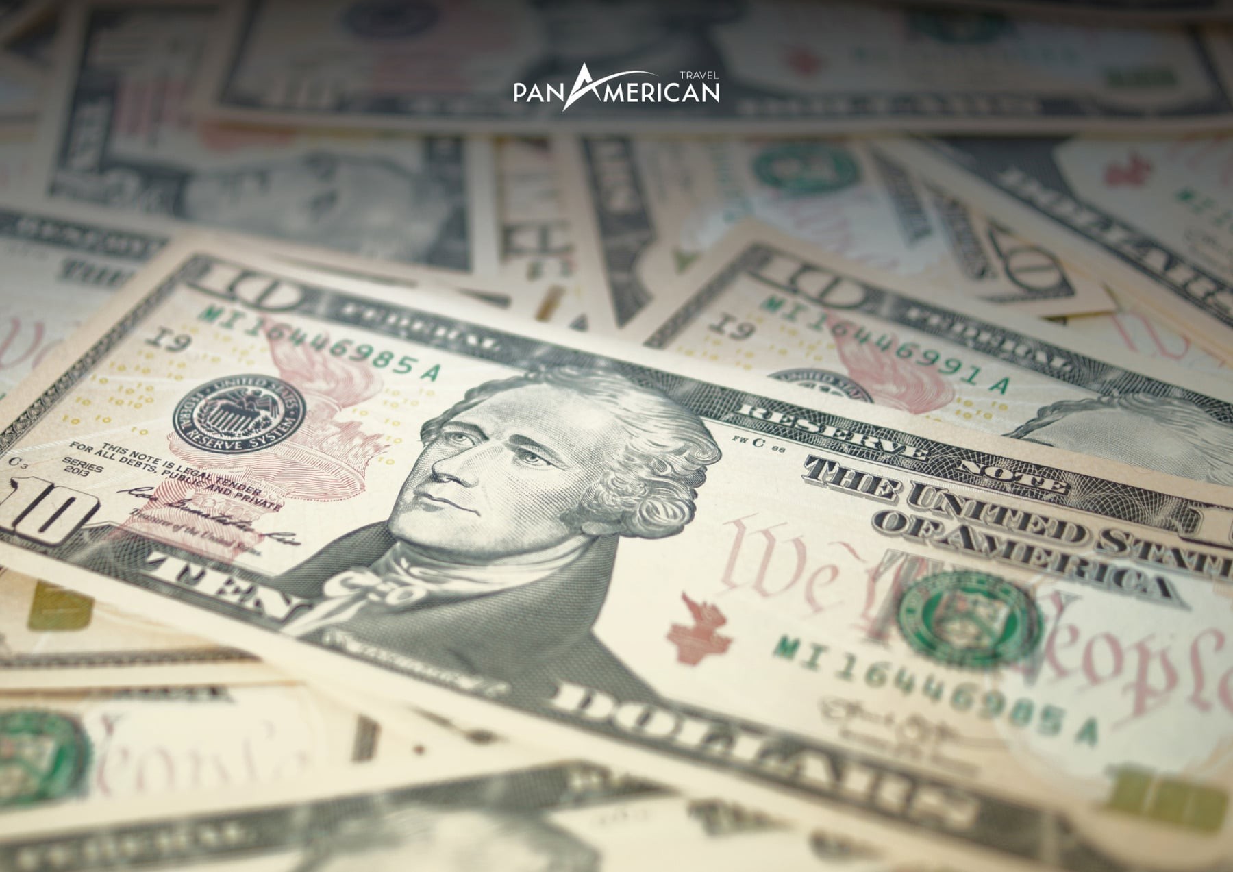 Hình ảnh đồng 10 đô la Mỹ với chân dung Alexander Hamilton