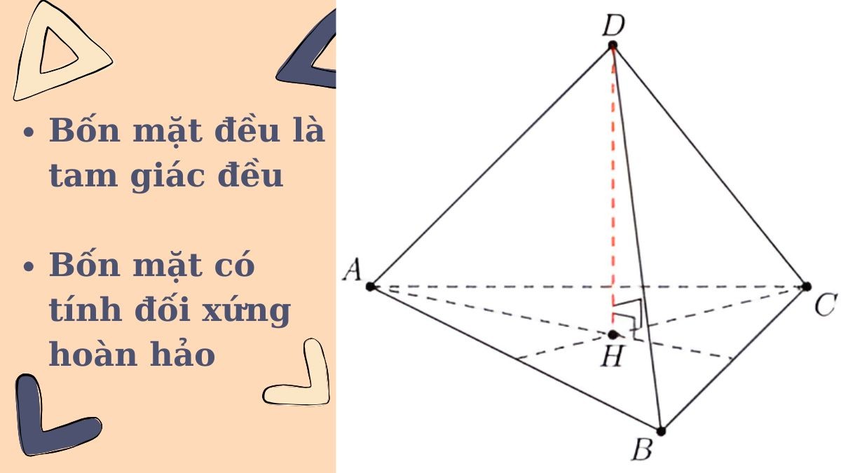 Phân biệt hình chóp tam giác đều và tứ diện đều