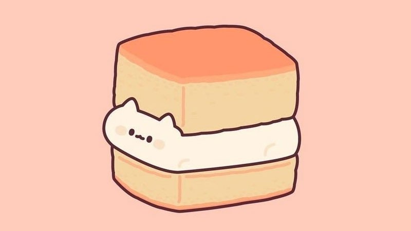 Hình vẽ điện thoại cute phô mai que