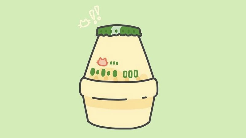 Hình vẽ máy tính cute phô mai que
