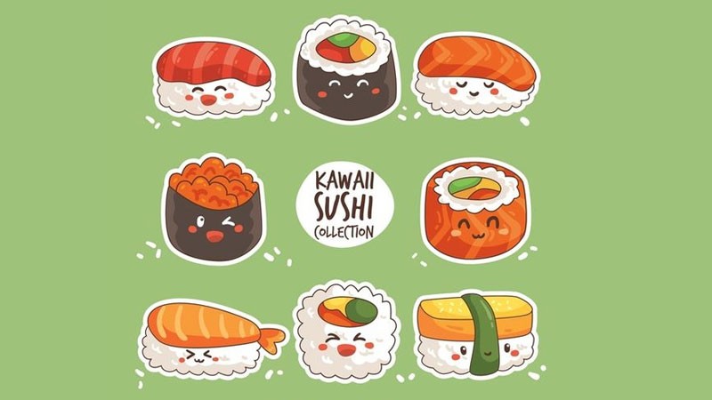 Hình vẽ sách vở cute phô mai que