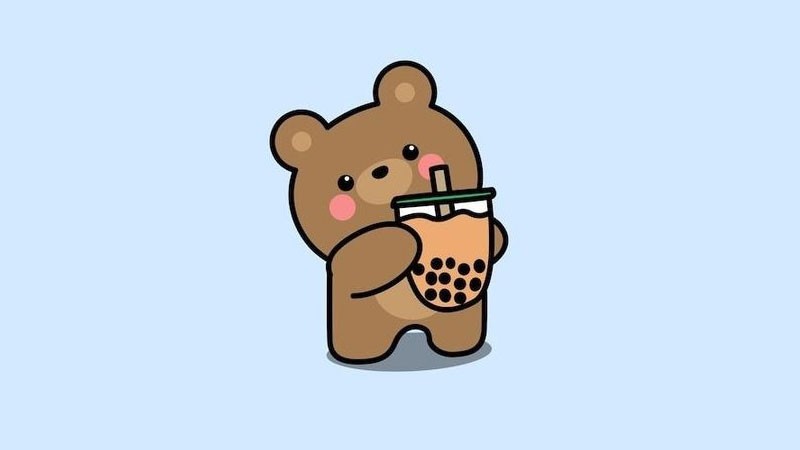 Hình vẽ biển cả cute phô mai que