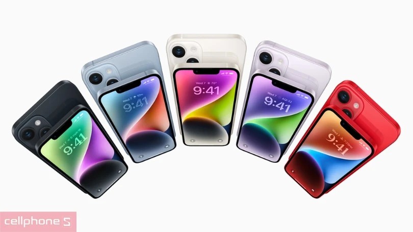 Màu sắc của iPhone 14 và iPhone 14 Plus