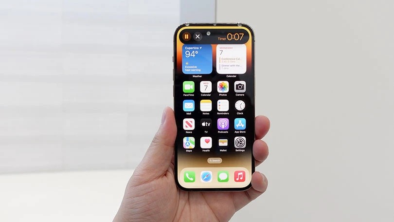 Thiết kế Dynamic Island trên iPhone 14 Pro Max